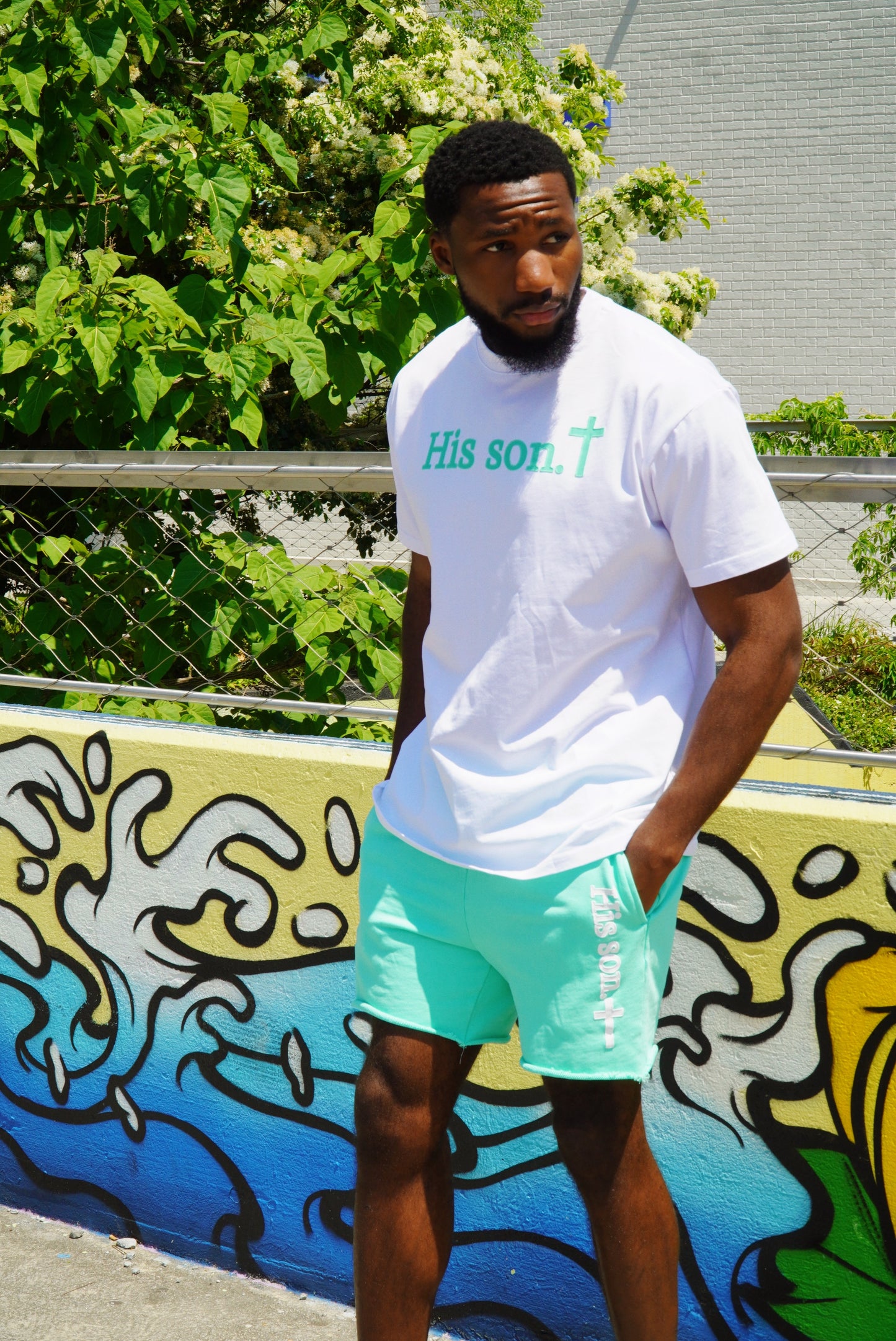 His son - T-shirt and short set