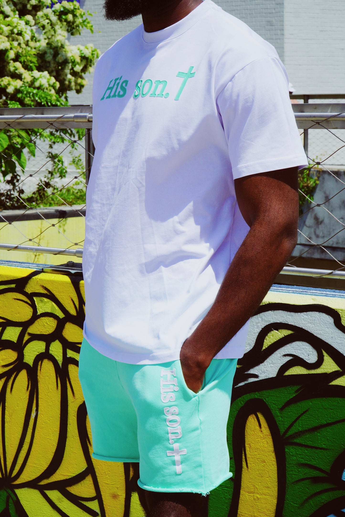 His son - T-shirt and short set